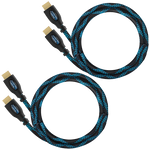 Load image into Gallery viewer, 2 Pack Twisted Veins HDMI Cable - Twisted Veins
